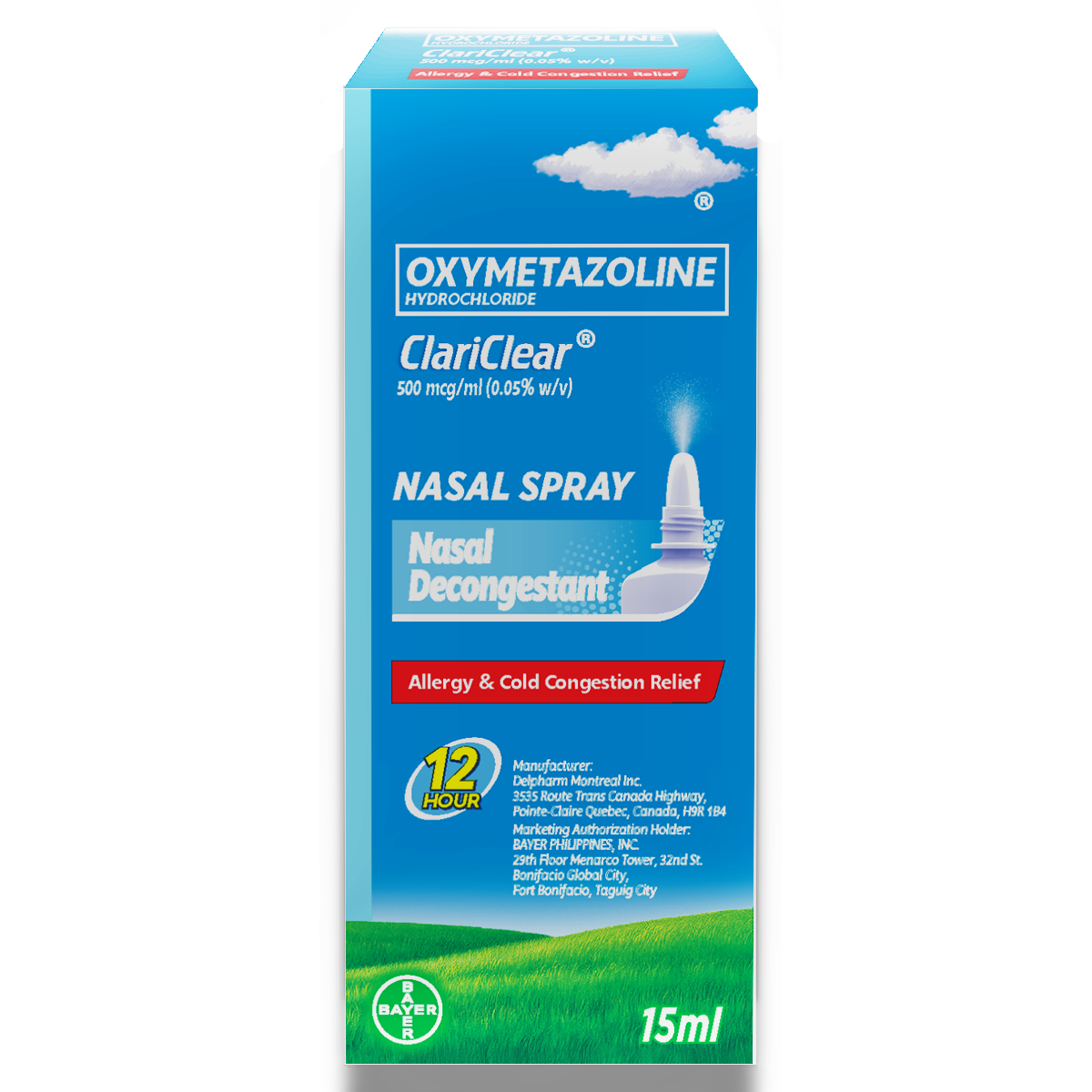 Oxymetazoline Hydrochloride ClariClear Nasal Spray previously